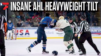 INSANE AHL Heavyweight Tilt Between The Iowa Wild And Springfield Thunderbirds
