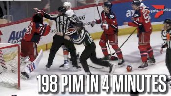 Islanders And Rangers AHL Teams Combine For 198 Penalty Minutes In Wild Fracas