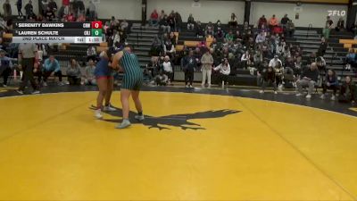 235 lbs 2nd Place Match - Serenity Dawkins, Cedar Rapids Washington vs Lauren Schulte, Cedar Rapids Jefferson