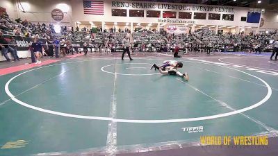 70 lbs Consi Of 16 #2 - Gabryel Flores, Ceres Pups Wrestling Club vs Brayden Paminto, Gladiator Wrestling Club