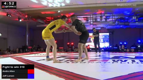 Jeff Larsen vs Andre Allen 2026 Fight to Win 310