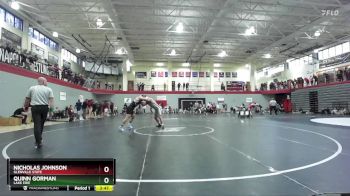 197 lbs Champ. Round 2 - Nicholas Johnson, Glenville State vs Quinn Gorman, Lake Erie