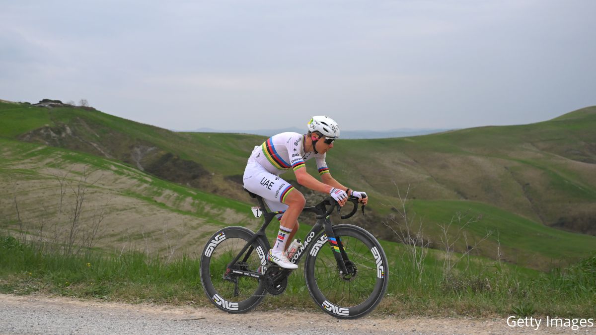 Tadej Pogacar Solos 80 Kilometers To Win Strade Bianche 2026