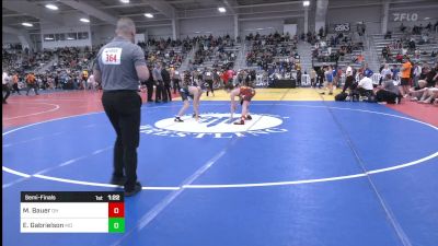 106 lbs Semifinal - Mason Bauer, OH vs Eli Gabrielson, MD