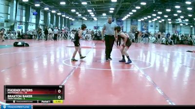 92 lbs Rd# 5- 3:45pm Friday Final Pool - Braxton Baker, Terps Demons vs Phoenix Peters, Westshore D.S.