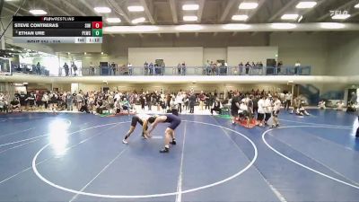 215 lbs Semifinal - Steve Contreras, Scramble Inc Wrestling vs Ethan Ure, Payson Lion Wrestling Club