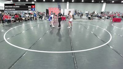 215 lbs Brayden Calmes, Team Wyoming Black vs William Etu, Virginia Freestyle