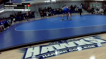 174 lbs Round 1 (8 Team) - Trevor Streeter, Muskegon Community College vs Tyson Poyer, Harper College