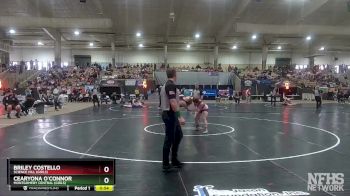 Girls 165 lbs Cons. Round 2 - Cearyona O`Connor, Montgomery Central (Girls) vs Briley Costello, Science Hill (Girls)