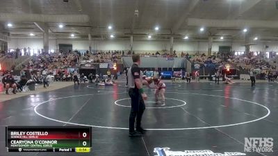 Girls 165 lbs Cons. Round 2 - Cearyona O`Connor, Montgomery Central (Girls) vs Briley Costello, Science Hill (Girls)