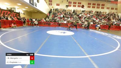 215 lbs Quarterfinal - Manuel Mengata, Tewksbury vs Elijah Prophete, Taunton