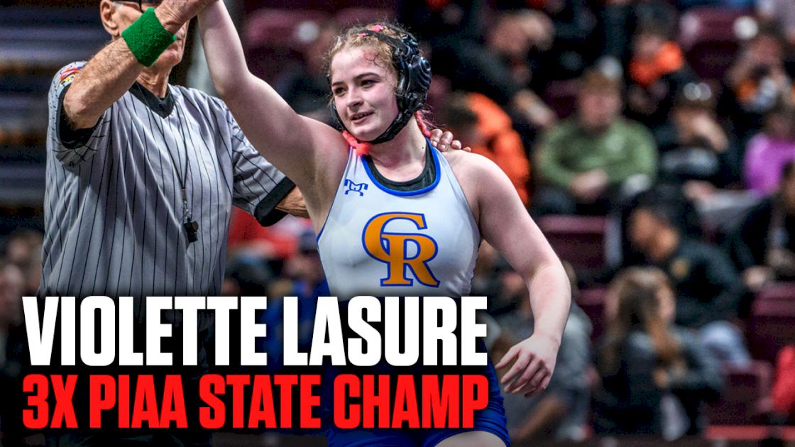 Violette Lasure Becomes A 3-Time PIAA State Champion