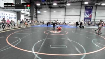 120 lbs Rr Rnd 3 - Carlo Salinas, Gritty Grapplers vs Tony Guebara, Flickr Boyz Trailglazers