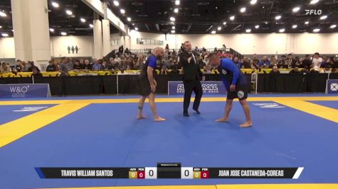 Juan Jose Castaneda-Coreas vs Travis William Santos 2025 World IBJJF Jiu-Jitsu No-Gi Championship