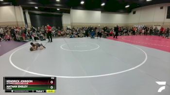 54-55 lbs Round 2 - Kendrick Johnson, Lil Dons Wrestling Club vs Nathan Ensley, Texas
