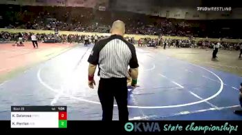 115 lbs Semifinal - Kristen Delarosa, Team Tulsa Wrestling Club vs Kendra Perrien, Norman Grappling Club