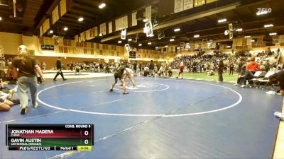 132 lbs Cons. Round 5 - Gavin Austin, Centennial (Nevada) vs Jonathan Madera, Chino