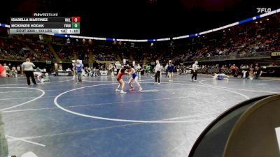 103 lbs Round Of 16 - Isabella Martinez, Valley vs McKenzie Hodak, Youngsville