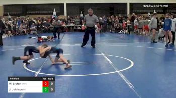 53 lbs Prelims - Wyatt Breton, Smittys Barn ES vs Jett Johnson, M2 TC Blue ES