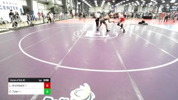 160 lbs Consi Of 64 #1 - Lincoln Archibald, CT vs Curtis Tyler, FL