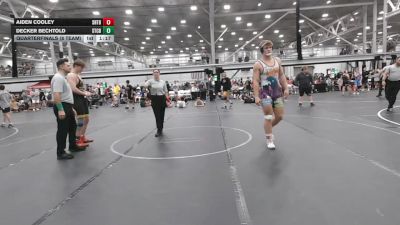 215 lbs Quarterfinals (8 Team) - Aiden Cooley, Team Shutt B Team vs Decker Bechtold, Steller Trained Cad Bane