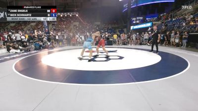 157 lbs 5th Place Match - Zane Engels, MN vs Nick Schwartz, NJ