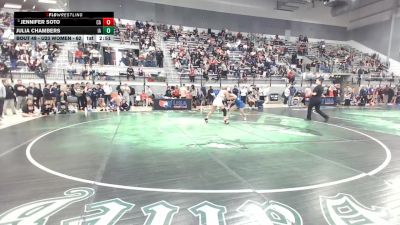 U23 Women - 62 lbs Champ. Round 1 - Jennifer Soto, CA vs Julia Chambers, IA
