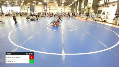 112 lbs Consi Of 16 #1 - Omar Elsheshtawy, NY vs DJ Mabie, VA