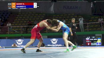 86 kg Quarterfinal - Boris Makoev, SVK vs Khasan Zakariiev, UKR