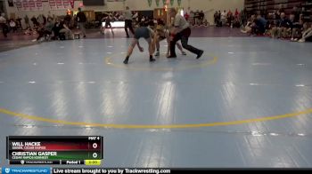 170 lbs Cons. Round 3 - Will Hacke, Xavier, Cedar Rapids vs Christian Gasper, Cedar Rapids Kennedy