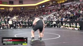 285 lbs Quarterfinal - Jaxson Boyd, Indianola vs Zach Conlon, Dubuque Hempstead