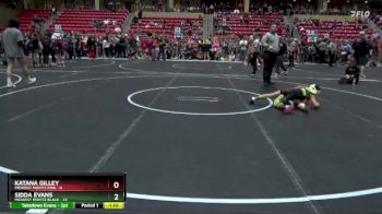 80 lbs Round 5 (6 Team) - Katana Gilley, Midwest Misfitz Pink vs Sidda Evans, Midwest Misfitz Black