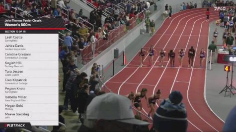 Women's 800m, Finals 13