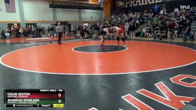 190 lbs Quarterfinal - Sharidan Engelken, Epworth, Western Dubuque vs Chloe Sexton, Highland, Riverside