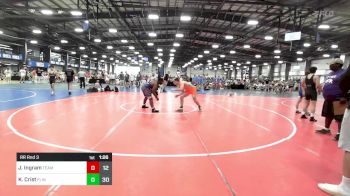 182 lbs Rr Rnd 3 - Joshua Ingram, Team Takedown vs Karson Crist, Flint Tropics