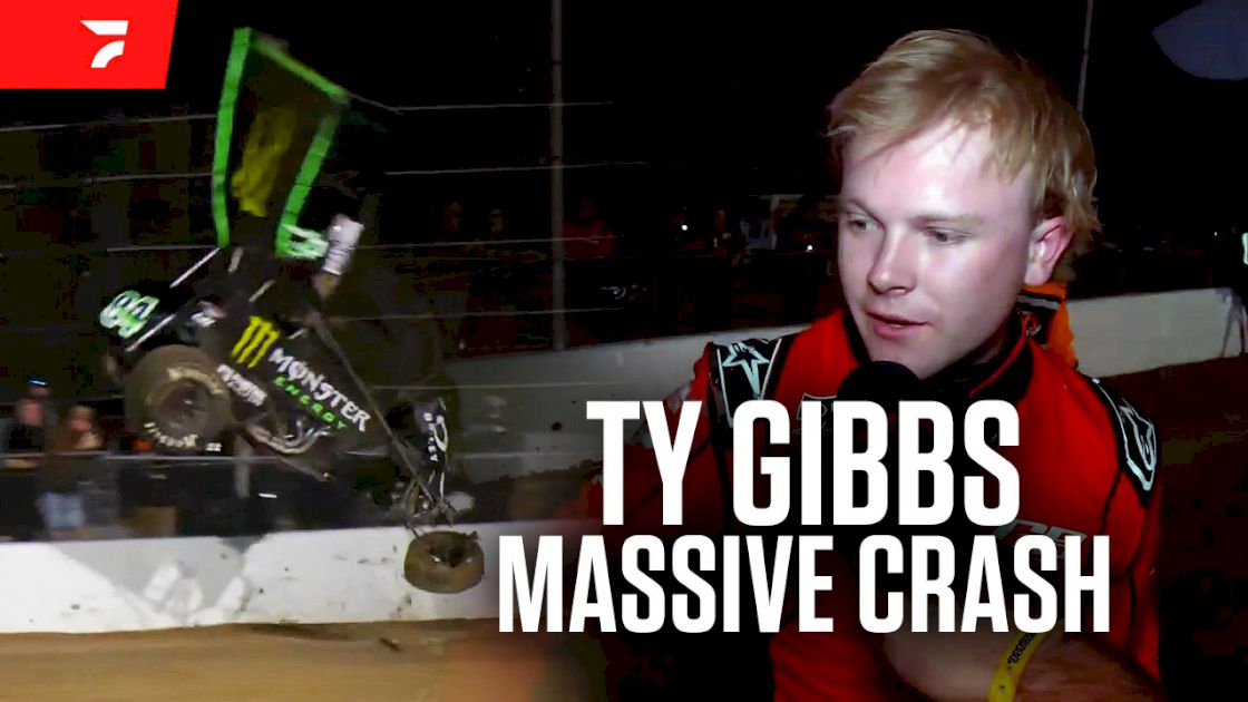 Ty Gibbs Suffers Massive Crash During High Limit Opener