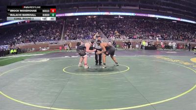 D4-285 lbs Cons. Round 2 - Brock Woodhouse, Marcellus vs Malachi Marshall, Hudson
