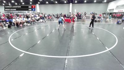 190 lbs Carson Langford, Team Oregon vs Drew Adams, Team Alabama