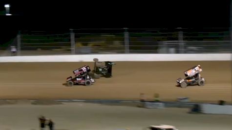 NASCAR's Ty Gibbs Flips Into Fence In High Limit Opener