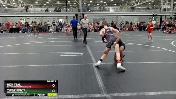 84 lbs Round 3 (4 Team) - Nick Teal, Mat Warriors Maniacs vs Yusuf Konte, Springford Rams