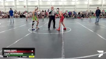 120 lbs Round 3 (4 Team) - Brodie Coffey, Contenders Green vs Tyson Kronenberger, Forge