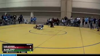 116 lbs Round 3 (6 Team) - Luis Acevedo, South Dade Gladiators vs Blaine Jones, Backyard Boyz