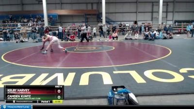 100 lbs Cons. Round 7 - Kelby Harvey, St.Maries Lumberjacks vs Camden Kuntz, Southern Idaho Wrestling Club