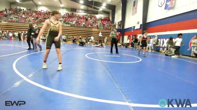 126 lbs Quarterfinal - Gabe Neils, Henryetta Knights Wrestling Club vs Bennett Mikles, Team Tulsa Wrestling Club
