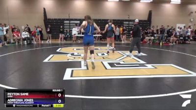 132 lbs Round 1 - Peyton Same, Iowa vs Adreonia Jones, Moen Wrestling Academy