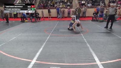 115_B lbs Round Of 32 - Matthew Bechtold, Palmerton vs Tyler Waterfall, Hatboro Horsham