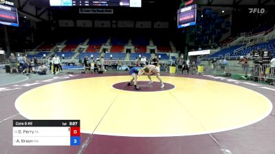 138 lbs Cons 8 #2 - Dalton Perry, PA vs Alex Braun, MN