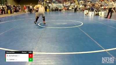 215 lbs Quarterfinal - Lincoln Lemar, Bismarck Legacy vs Ayden Schlafman, Bismarck