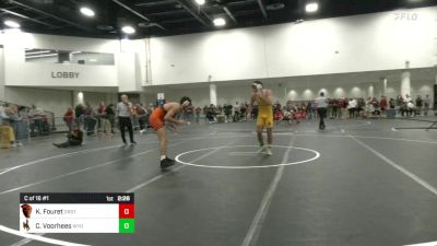 165 lbs C Of 16 #1 - Kekana Fouret, Oregon State vs Cooper Voorhees, Wyoming