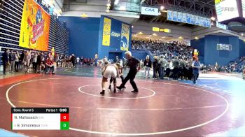 190 lbs Cons. Round 5 - Braeden Simoneaux, Teurlings Catholic vs Nevin Mattessich, Don Bosco Prep